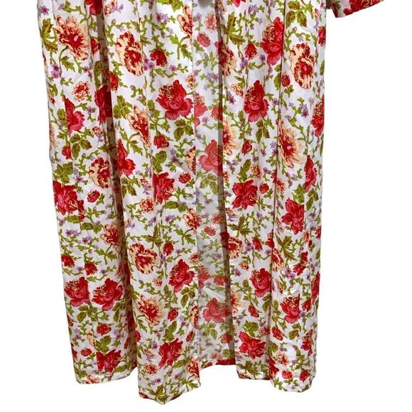 SOMETHING NAVY Maxi Cover-Up Wrap in Red Poppy Gina Floral Size M - Picture 6 of 13